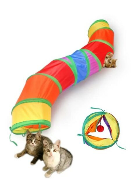 Tunnel Pliable En Forme De S Pour Chats