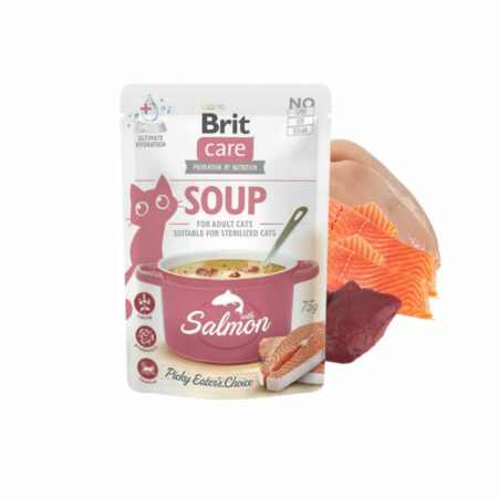 BRIT CARE SOUP Salamon 75 g