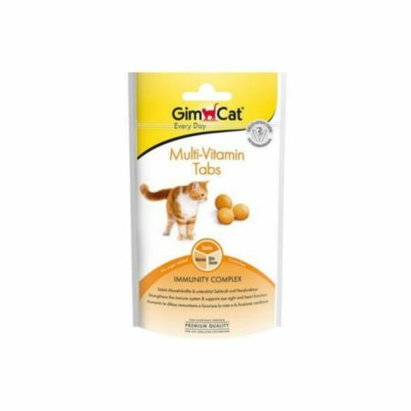 GimCat Multi-Vitamin Tabs pour chat 40g